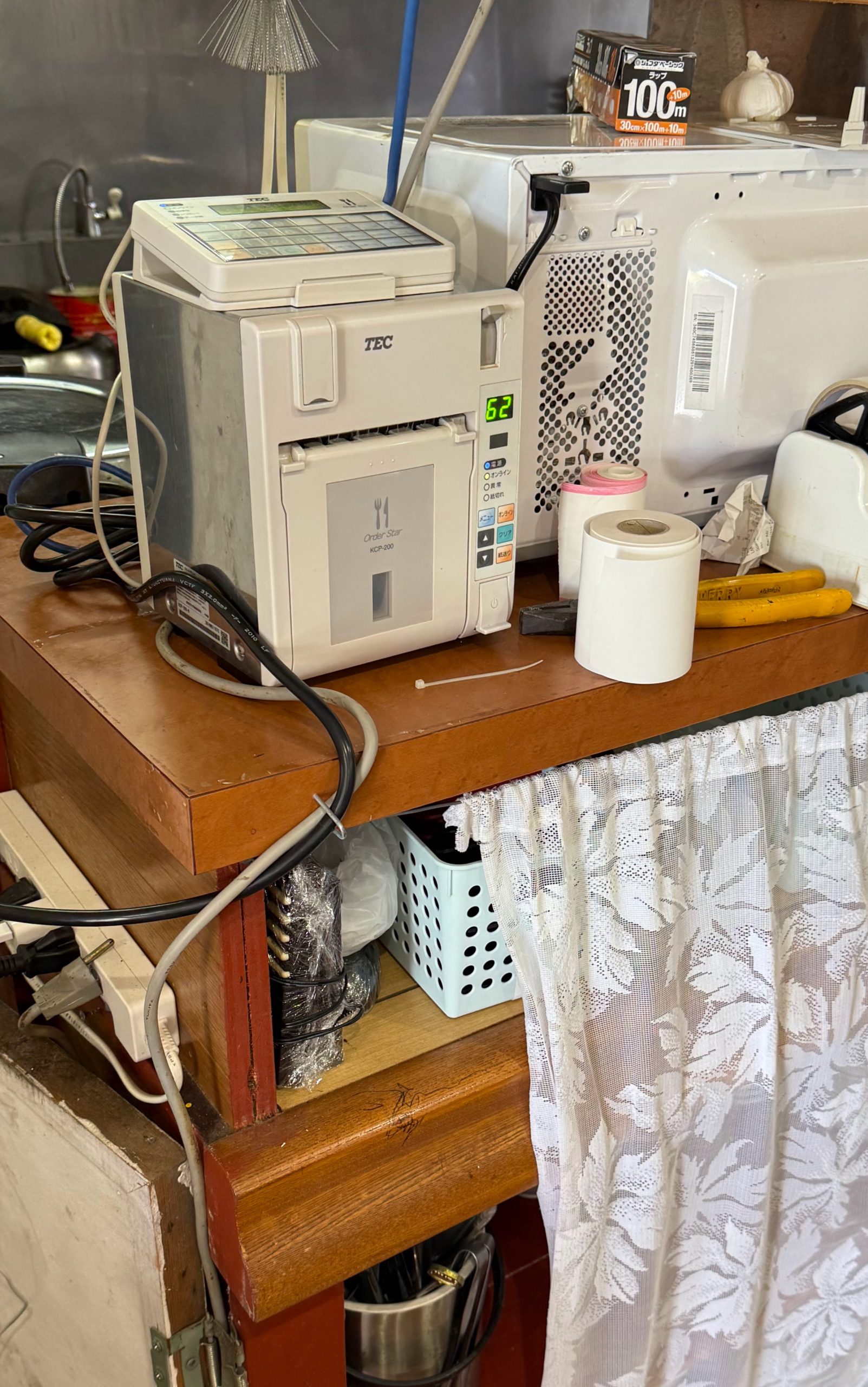 キッチンプリンター設置作業