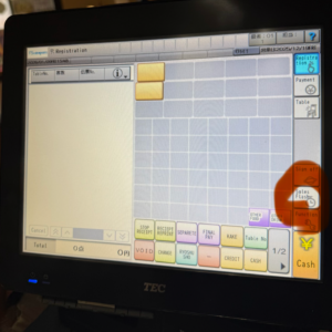 POSレジの英語表記