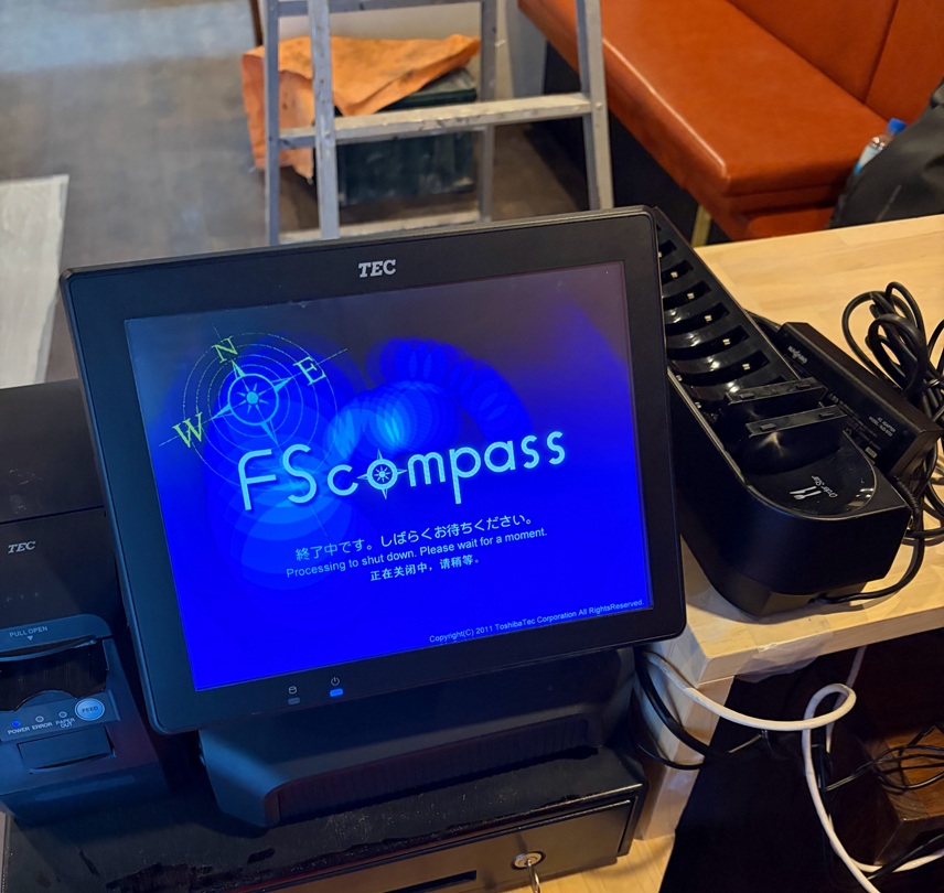 中古POSレジを納品しました