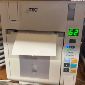 キッチンプリンターの設置を致しました