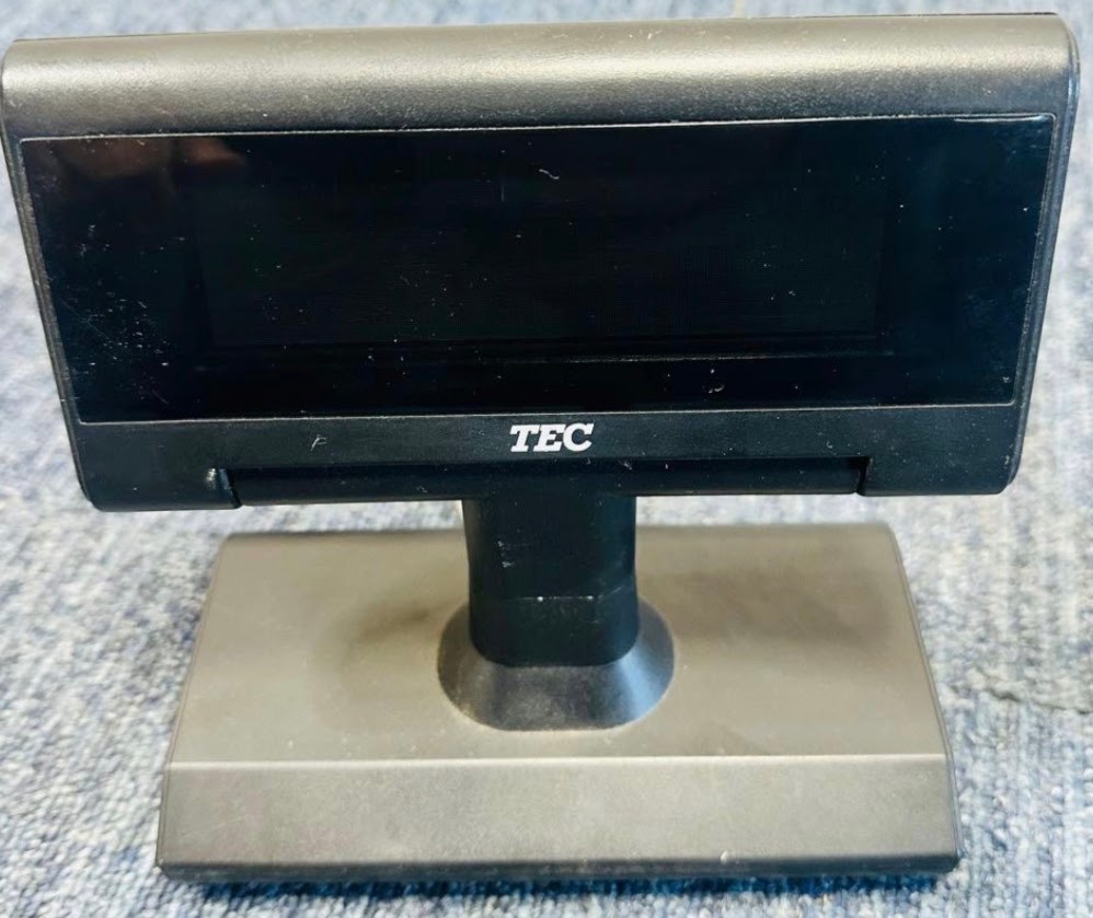 お客様用の金額表示器を設置致しました